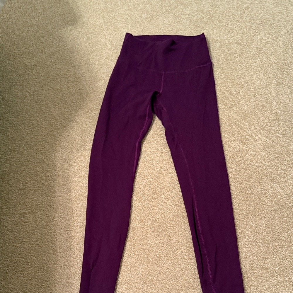 Lululemon Plum/Purple High-Waisted Leggings size 6
